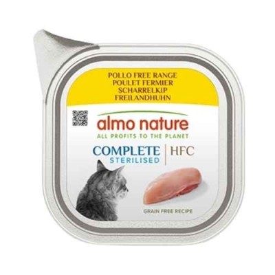 Almo Nature Gatto HFC Complete Sterilised Pollo Free Range 85g