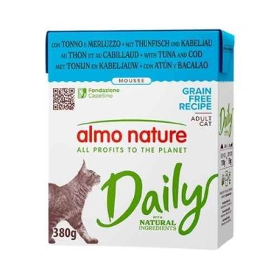 Almo Nature Gatto Daily con Tonno e Merluzzo 380g