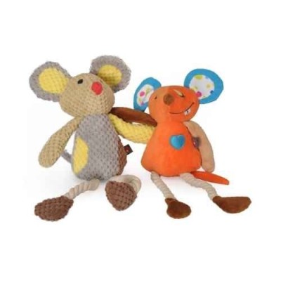 Camon Gioco per Cani Play Puff Animaletti Fruscianti in Poliestere con Squeaker 34cm