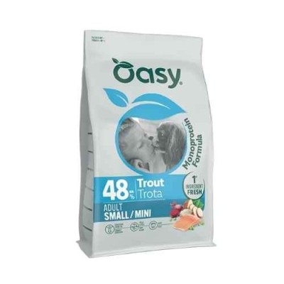 Oasy Cane Monoprotein Formula Adult Small/Mini Trota 800g