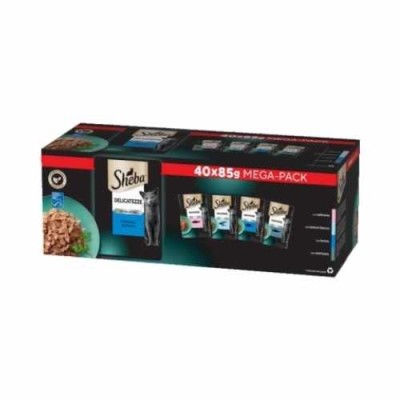 Sheba Gatto Selezione del Mare in Gelatina Multipack 40x85g