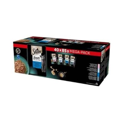 Sheba Gatto Selezione del Mare in Salsa Multipack 40x85g
