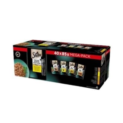 Sheba Gatto Selezione Carni Bianche in Salsa Multipack 40x85g