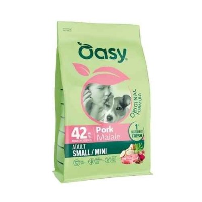 Oasy Dog Original Formula Adult Small&Mini Maiale 2kg