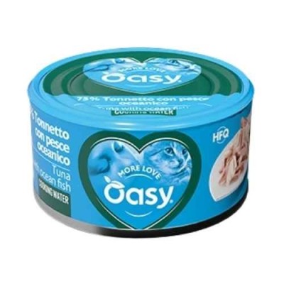 Oasy Cat More Love Tonnetto con Pesce Oceanico Lattina 70gr