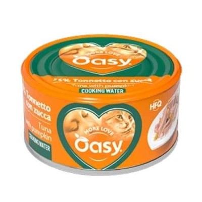 Oasy Cat More Love Tonno con Zucca Lattina 70 g