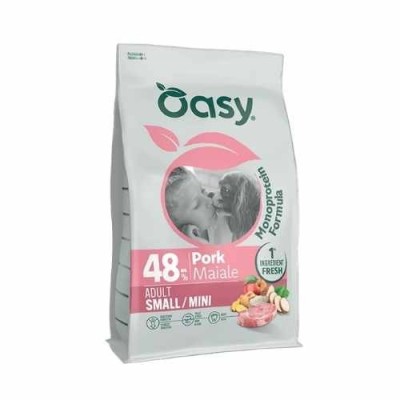 Oasy Cane Monoprotein Formula Adult Small/Mini Maiale 2kg
