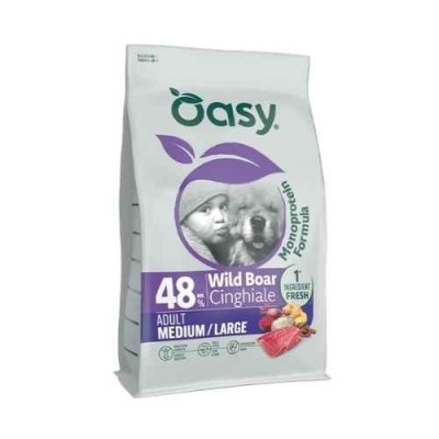 Oasy Dog Monoproteico Adult Medium e Large Cinghiale 10kg