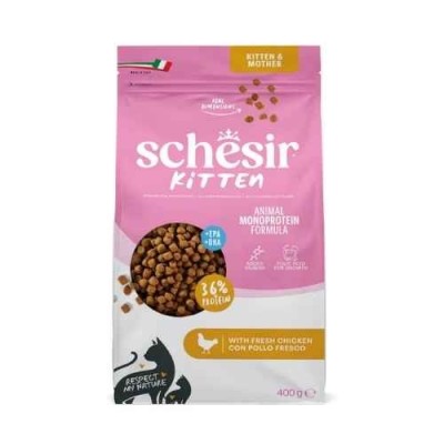 Schesir Gatto Croccantini Monoproteico Kitten Pollo 400g