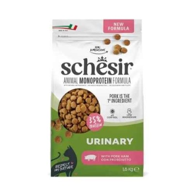 Schesir Gatto Croccantini Monoproteico Urinary Prosciutto 1,5kg