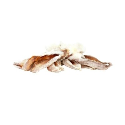 Orazio Butcher Snack Naturali per Cani Orecchie di Coniglio con Pelo