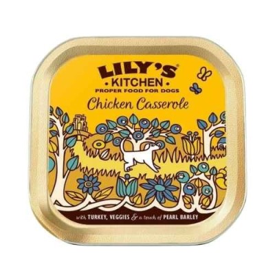 Lily's Kitchen Dog Umido Chicken & Turkey Casserole Vaschetta 150gr