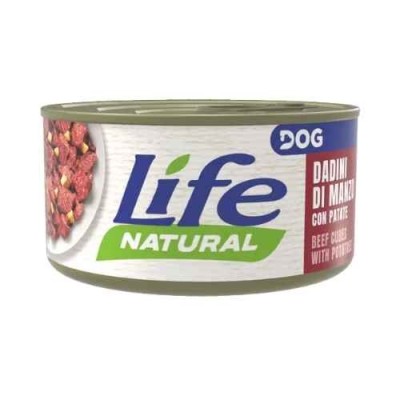 Life Dog Natural Dadini di Manzo con Patate 90g