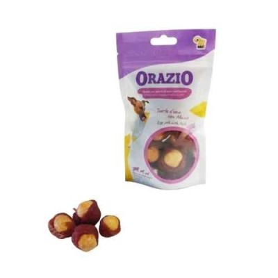 Orazio Snack Naturali per Cani Tuorlo d'Uovo con Maiale