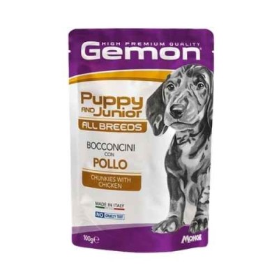 Gemon Cane All Breeds Puppy Bocconcini con Pollo 100g