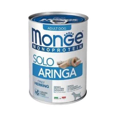 Monge Dog Patè Monoproteico SOLO Aringa 400g