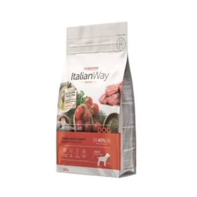 Italian Way Cane Sensitive Intestinal Aid Adult Medium Maxi Maiale e Piselli Integrali 12Kg