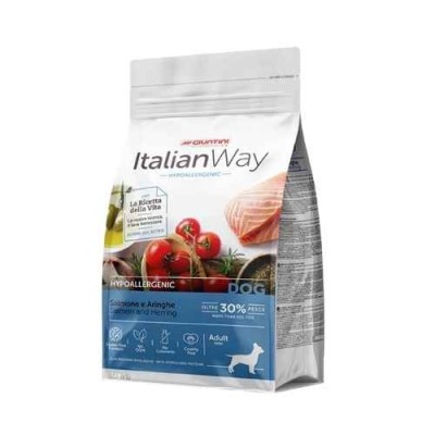 Italian Way Cane Hypoallergenic Adult Mini Salmone e Aringhe 800g