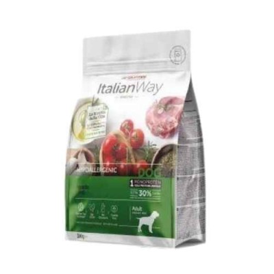 Italian Way Cane Sensitive Hypoallergenic Adult Medium Maxi Agnello 3kg