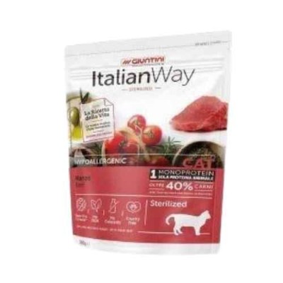 Italian Way Gatto Hypoallergenic Sterilizzato Manzo 1,5kg