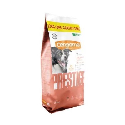 Prestige Dog Adult Medium Salmone 12kg+3kg Omaggio