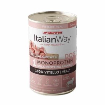Italian Way Cane Umido 100% Vitello Grain Free Lattina 400g