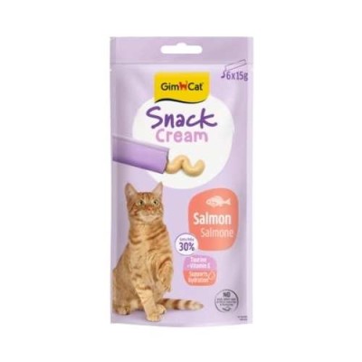 Gimcat Creamy Snack Gatto Salmone 6x15g