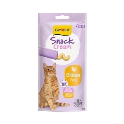 Gimcat Creamy Snack Gatto Pollo 6x15g