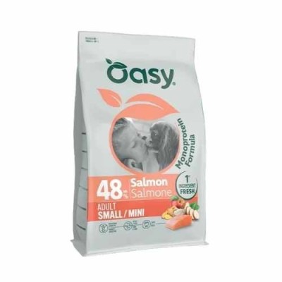 Oasy Cane Monoprotein Formula Adult Small/Mini Salmone 2kg