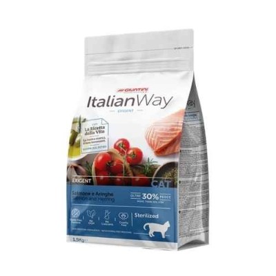 Italian Way Gatto Sterilizzato Exigent Salmone e Aringhe 1,5kg