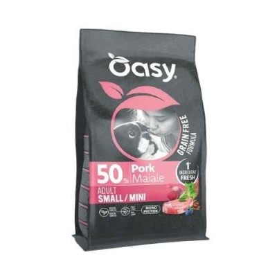 Oasy Dog Grain Free Adult Small e Mini Maiale 2kg