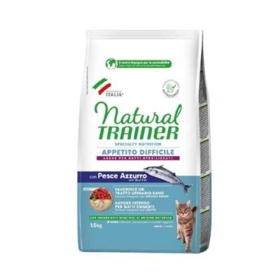 Natural Trainer Cat Exigent Adult con Pesce Azzurro 1.5 kg