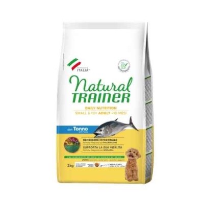 Natural Trainer Adult Mini con Tonno, Riso e Alga Spirulina 2kg