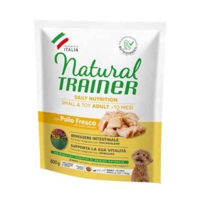Natural Trainer Adult Mini con Pollo Fresco 800g