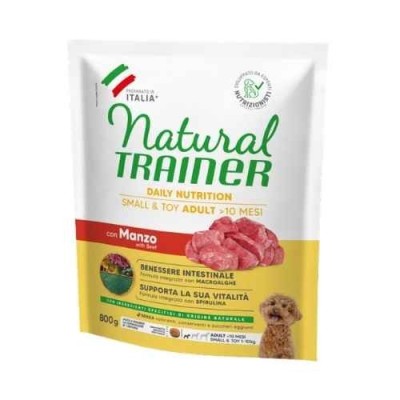 Natural Trainer Adult Mini con Manzo Fresco 800g
