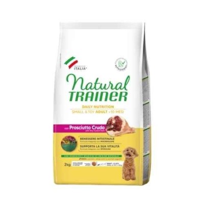 Natural Trainer Adult Mini con Prosciutto Crudo, Riso e Pappa Reale 2kg