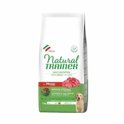 Natural Trainer Adult Maxi con Manzo Riso e Gingeng 12 kg