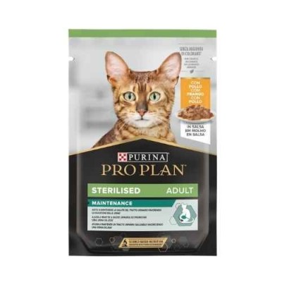 Pro Plan Cat Nutrisavour Sterilised con Pollo Bustine in Salsa 85 g