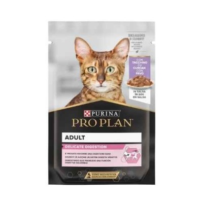 Pro Plan Cat Nutrisavour  Delicate con Tacchino Bustine in Salsa 85 g