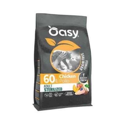 Oasy Gatto Grain Free Formula Adult Sterilizzato Pollo 300g
