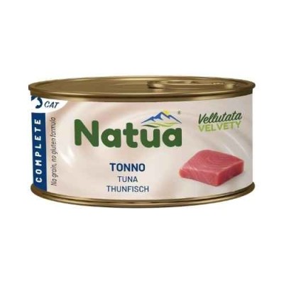 Natua Gatto Natural Vellutata Completo Tonno Lattina 85g