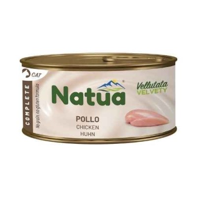 Natua Gatto Natural Vellutata Completo Pollo Lattina 85g