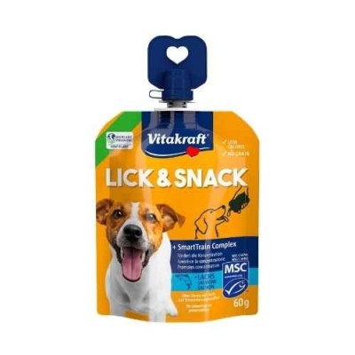 Vitakraft Lick&Snack Snack per Cani Gusto Salmone 60g
