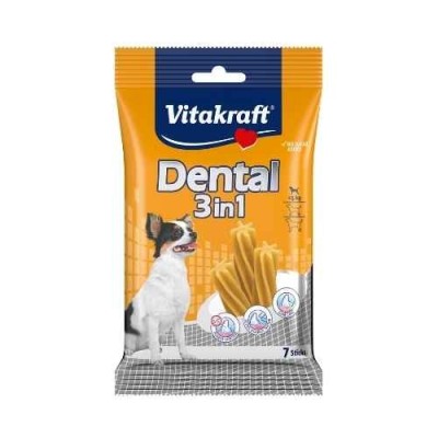 Vitakraft Dental 3in1 Snack Dentali per Cani Misura XS 7pz