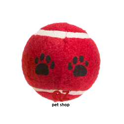 Gimdog Gioco per Cani palle da Tennis - Colori Assortiti