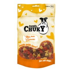 Chuky Treat Snack per Cani Mix Cuoricini Multigusto 100g