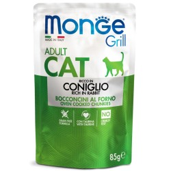 Monge Cat Grill Adult con Coniglio Bocconcini in Jelly Busta 85gr